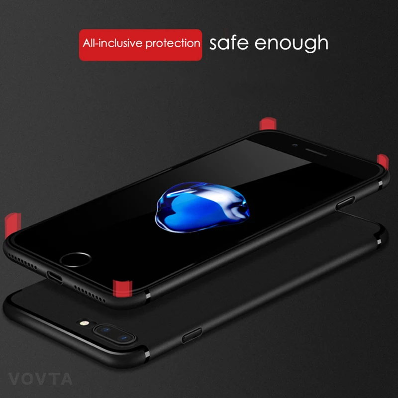 VOVTA люксовый бренд Силиконовый ТПУ чехол для iPhone 7 чехлы плюс 8 мягкий силиконовый