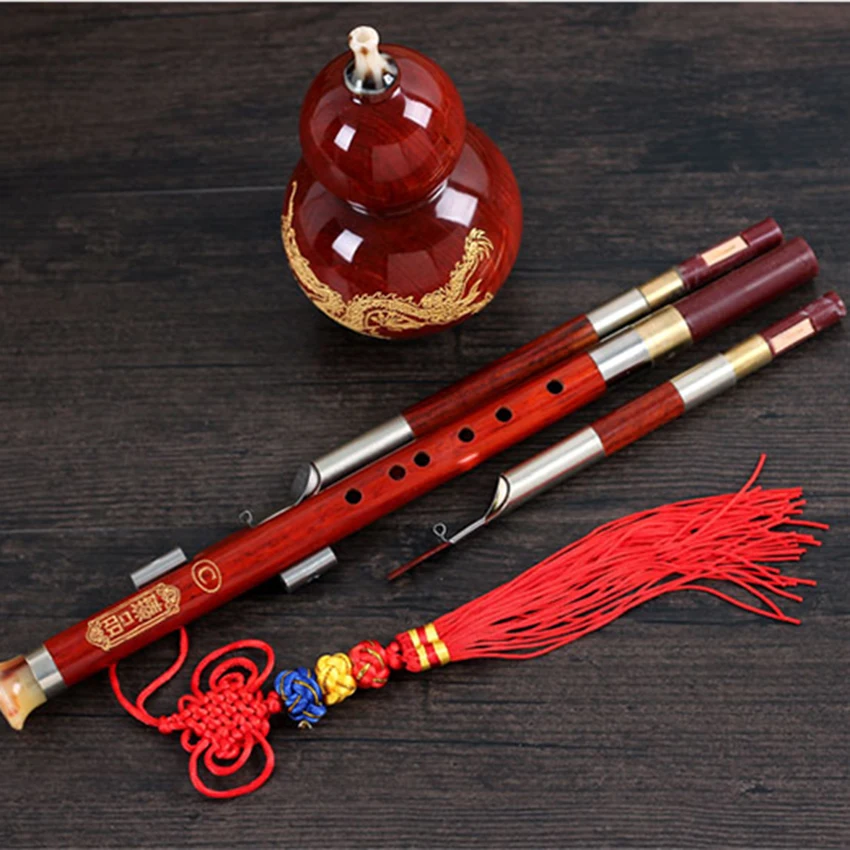 Деревянный кукурбит флейта китайский традиционный музыкальный инструмент C/Bb