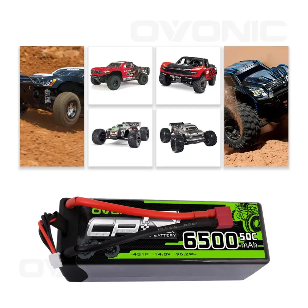 Ovanic RC автомобильные аккумуляторы 6500 мА/ч Lipo аккумулятор 14 8 в с разъемом Deans XT60 XT90