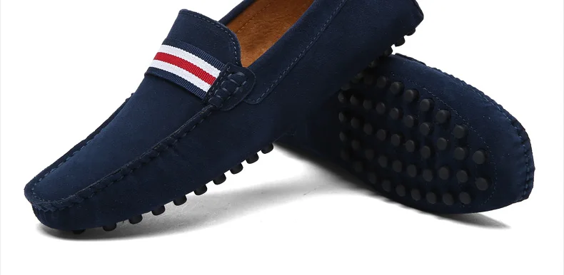 Мужские кожаные лоферы; mocassin homme Mocasines Hombre; мокасины-лодочки; обувь для вождения; замшевые лоферы для мужчин; mokazyny Mocassim Masculino