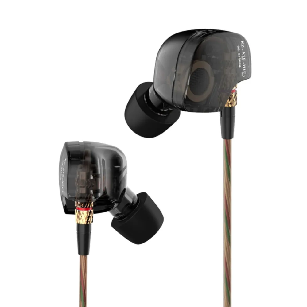 Новые оригинальные наушники вкладыши KZ ATE S Hi Fi спортивные стереонаушники с