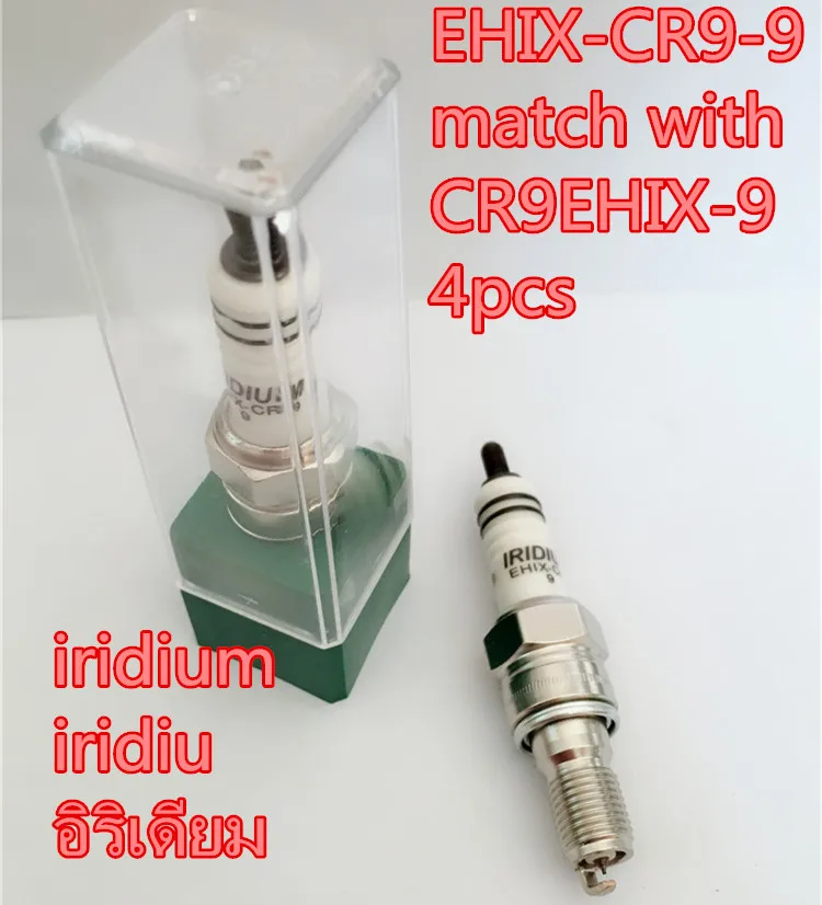Горячая NPL иридиевая Свеча зажигания EHIX CR9 9 4 шт. для RGU92C CR9EHIX CR9EHIX9 CR9EHVX CR9EHI IUH27 IUH27D