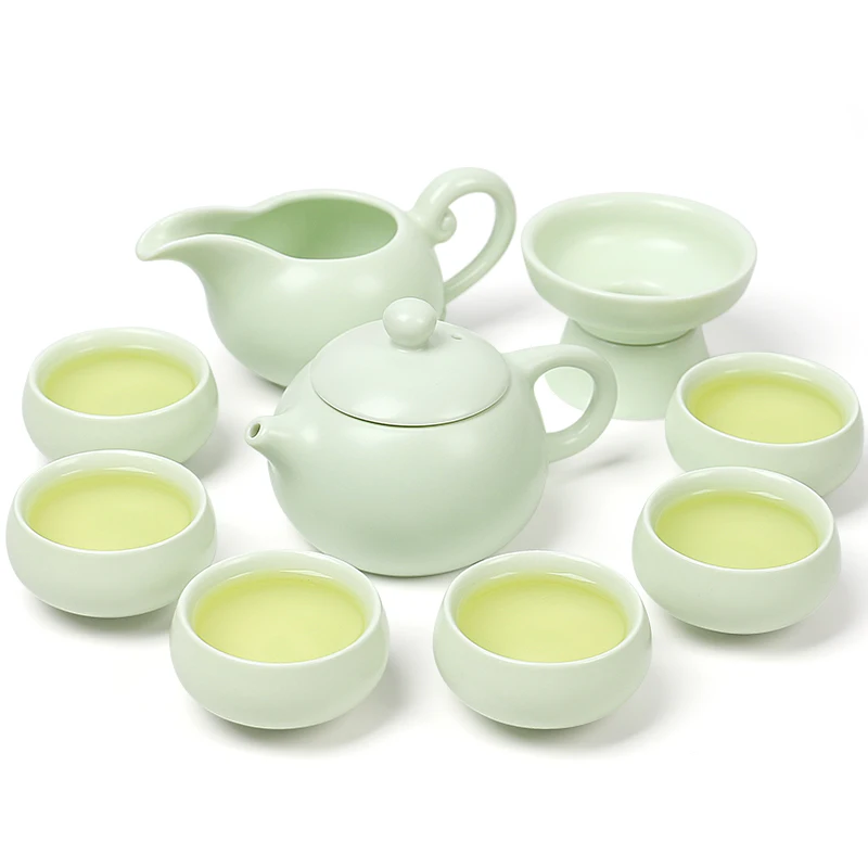 Ceramic kiln tea set kung fu sets teapot teacup boutique luxury gift ceramic cups | Дом и сад