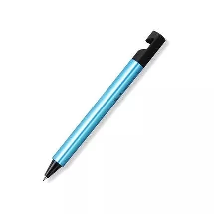 Light Blue Mijia Fizz многофункциональная 2 в 1 гелевая ручка и держатель для мобильного телефона 0,5 мм вращающиеся гелевые черные чернила для ручки для письма ручка с несколькими знаками - Цвет: Light Blue