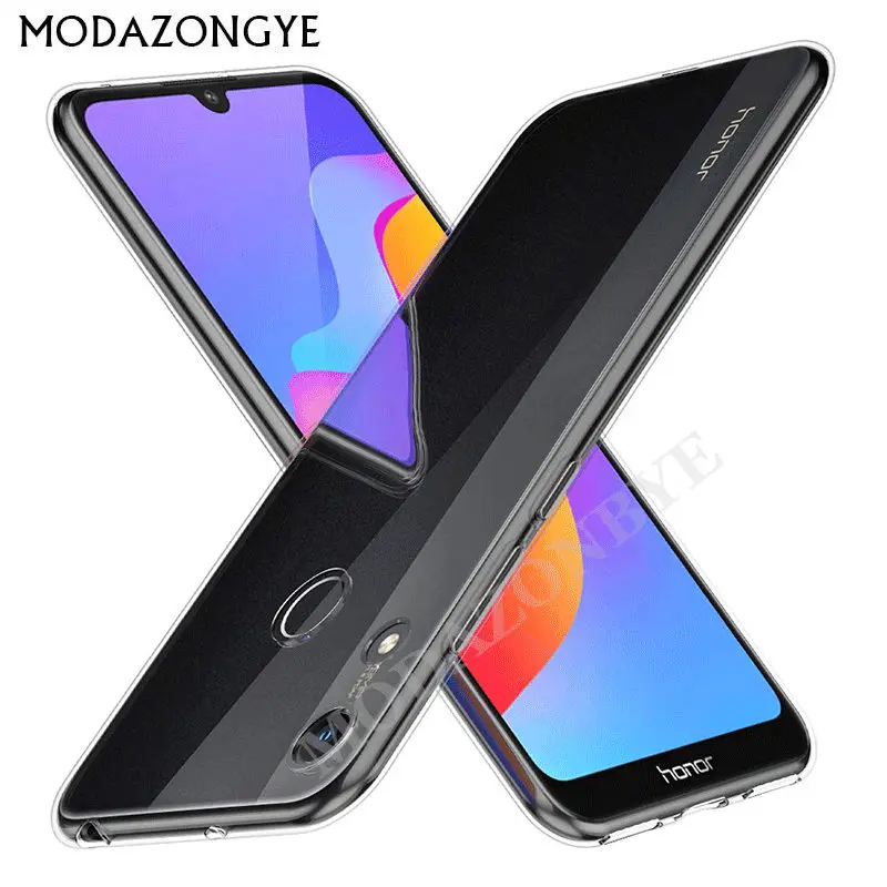 Чехол для Honor 8A Pro силиконовая мягкая прозрачная задняя крышка чехол телефона Huawei