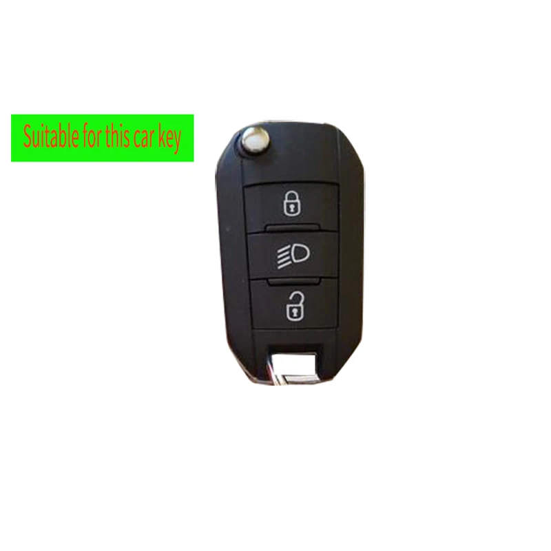 Кожаный чехол для Peugeot 3008 208 308 508 408 RCZ 2008 407 307 4008|fob cover|protect keykey fob protective case |