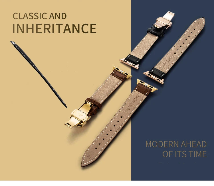 Ремешки из натуральной кожи для apple Watch band 4(iwatch 5) 44 мм 40 мм apple watch 3 2 1 ремешок 42 мм 38 мм браслет на запястье