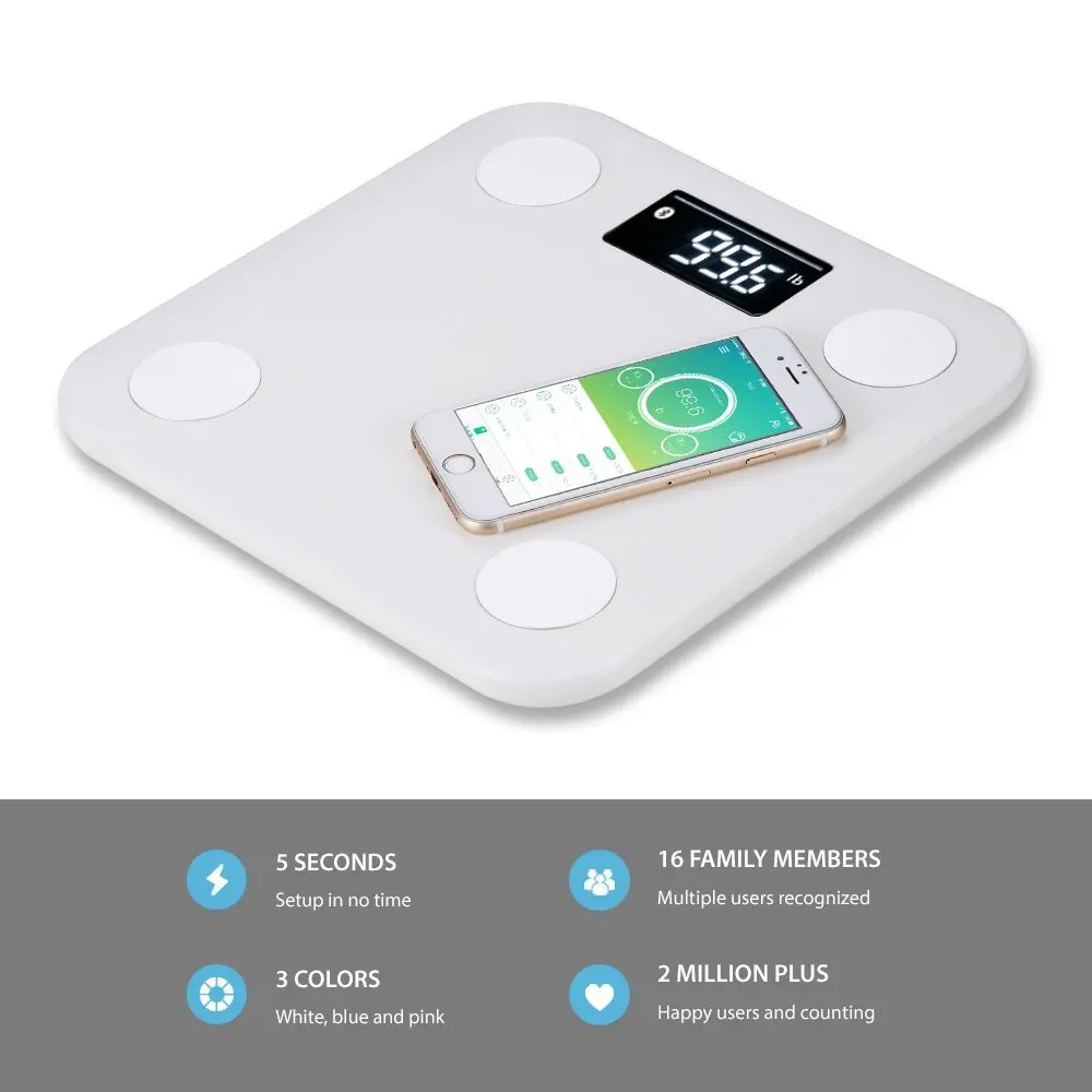 Фото Xiaomi Mijia Yunmai Mini Электронные весы Body Fat с новым бесплатным приложением и Xiaomi Mijia Yunmai Mini Электронные весы Body Fat с новым бесплатным приложением и