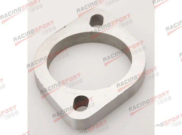 2.0&quot 2 Bolt SS304 Slotted Flange Exhaust Downpipe Pipe Catback Header 1/2&quot Thick |