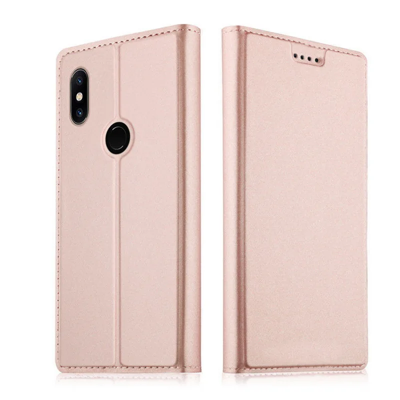 Rose Магнитный флип-чехол-книжка для Xiaomi mi 9 8 SE A1 A2 A3 Lite, тонкий кожаный держатель для карт, чехол для Red mi Note 8 7 6 Pro 6A S2 K20 Pro - Цвет: Rose
