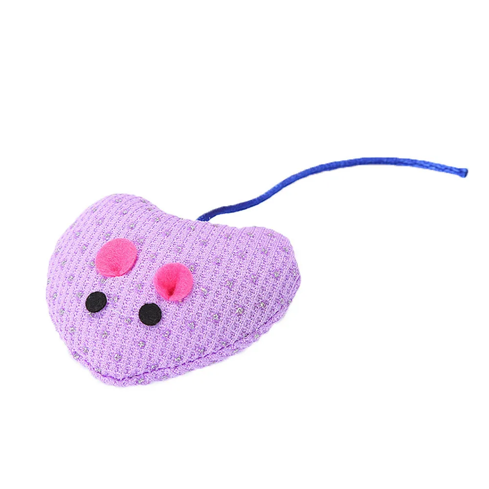 Игрушка PetCat устойчивая к укусам плюшевая игрушка красочная рыба сердце мышь
