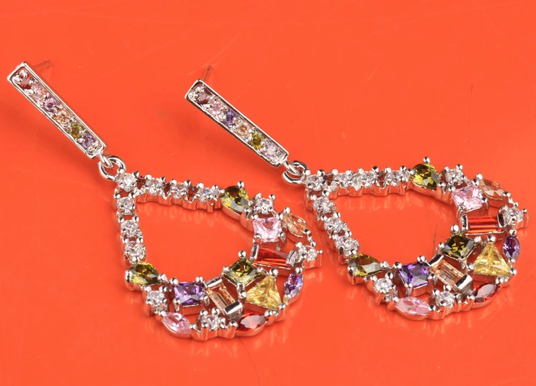 Фантастические корона цветок многоцветный морганит падения стерлингового