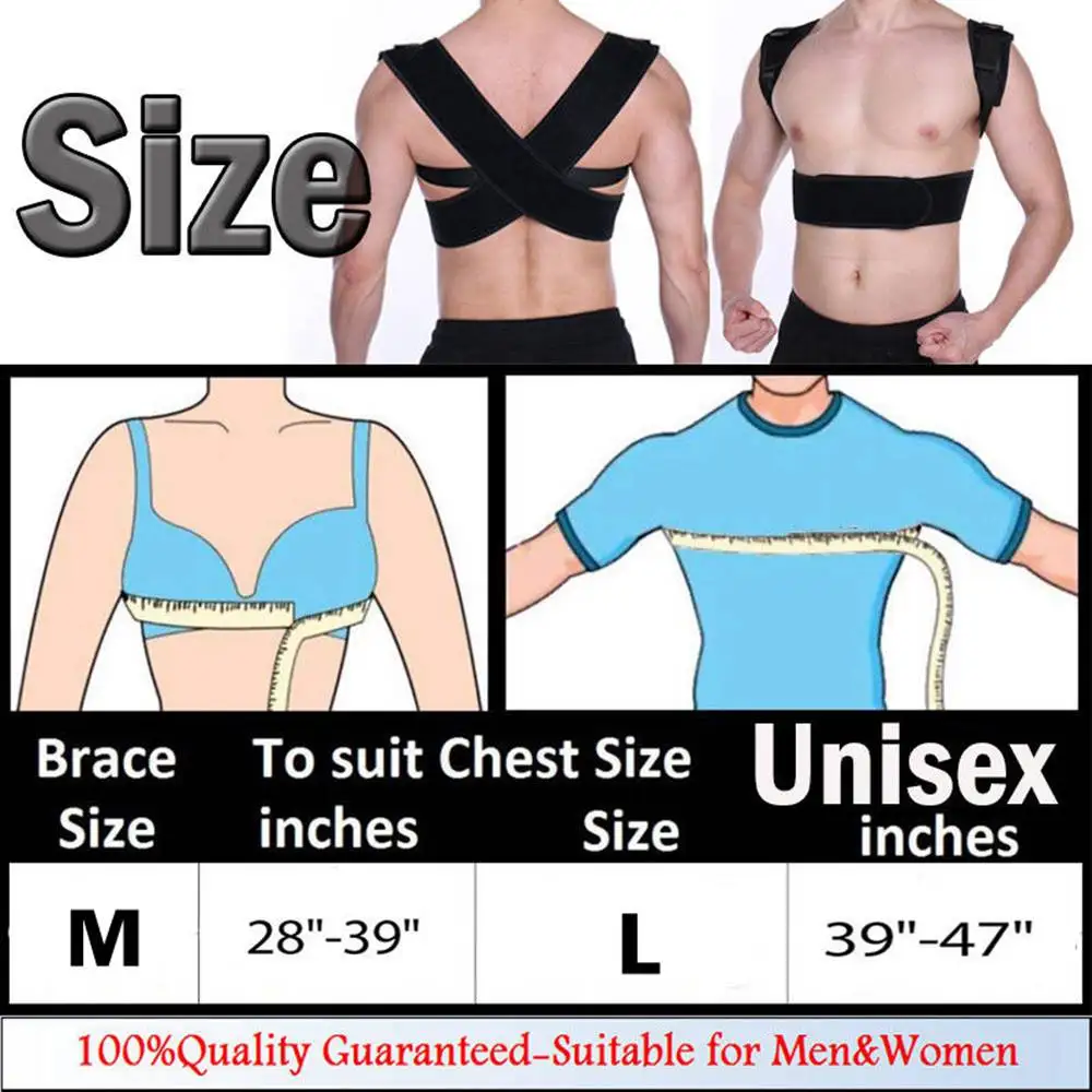 Upper Back Posture Corrector Adjustable Clavicle Brace Correct Shoulder Posture Support Strap Clavicle Correction Belt Drop Ship