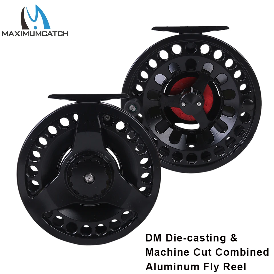 Maximumcatch Рыболовная катушка для ловли нахлыстом 3 8 WT литье под давлением и машина