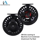 Maximumcatch Рыболовная катушка для ловли нахлыстом 3-8 WT, литье под давлением и машина, комбинированная алюминиевая нахлыстом катушка