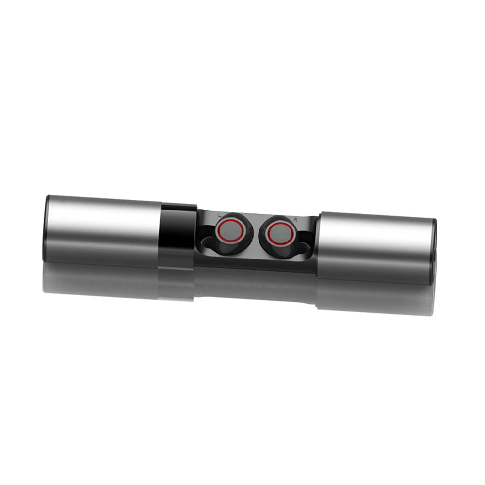 TWS S2 Мини Bluetooth наушники, беспроводные стерео наушники, 2400 мА/ч, внешний аккумулятор для телефона, спорт, IPX7, водонепроницаемый, с микрофоном