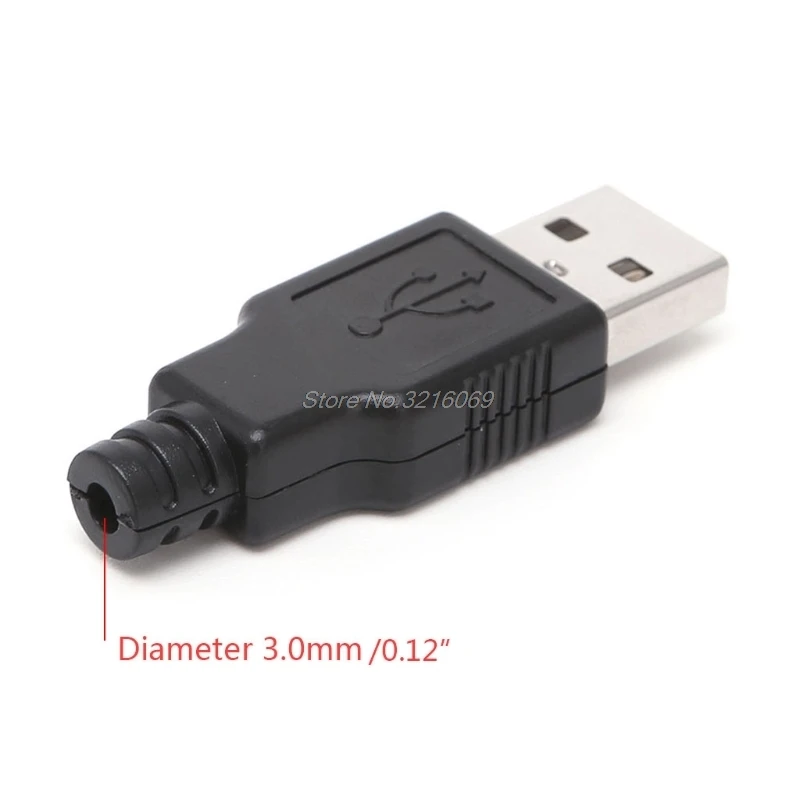 10 наборы для ухода за кожей DIY USB 2 0 Тип A входящий штекер 4-контактный разъем