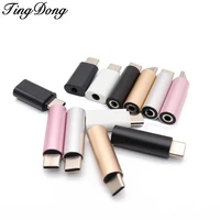 tingdong type c usb c to 3 5mm audio adapter for external microphone for 3 5mm audio jack headphone mic adapter usb c