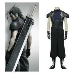 Аниме финальная фантазия косплей VII семь последних заказов Zack мужской костюм для