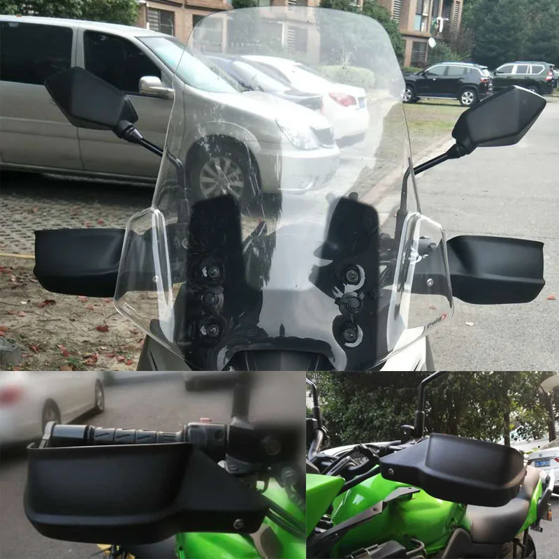 Для мотоцикла KAWASAKI Versys 650 Versys650 KLE650 KLE 2015 2019 защита сцепления от ветра рук|Накладки