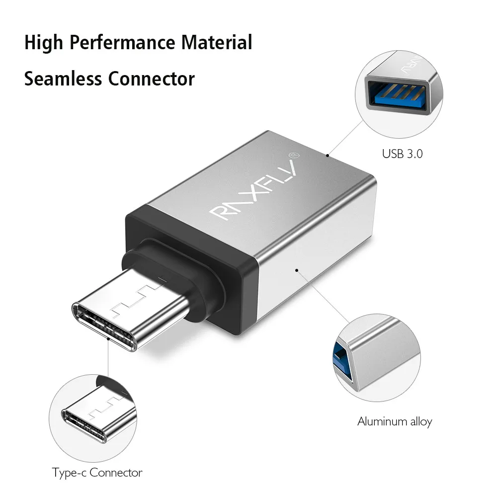 Адаптер USB к Тип C 3 0 OTG адаптер конвертер для Xiaomi 4c 4S 5S плюс OnePlus 3t 2 Нубия Z11 мини|otg usb