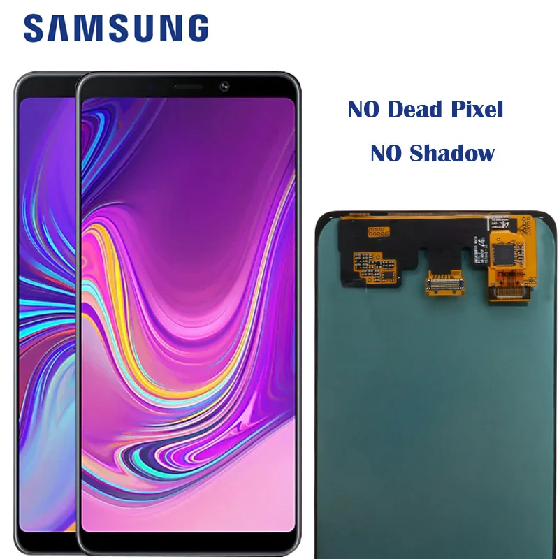 6,3 '' ЖК-дисплей для SAMSUNG GALAXY A9 A920 lcd кодирующий преобразователь сенсорного экрана в сборе Замена для 6,3" SAMSUNG A920