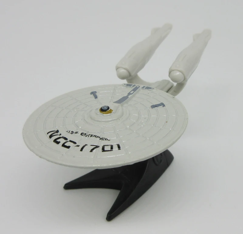 Мини Классический звездолет USS Энтерпрайз NCC 1701 украшение игрушка фигурка Звездного Флота научная фантастика космический корабль металлическая пластиковая модель