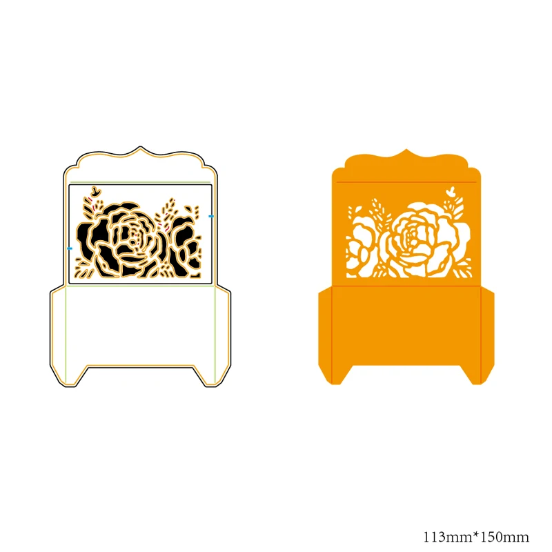 

AZSG Rose Cutting Dies For DIY Scrapbooking Dies Decoretive Embossing DIY Decoative Cards Die Cutter