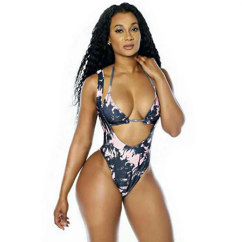 2017 сексуальные белые и черные трикини с принтом купальный костюм высоким вырезом