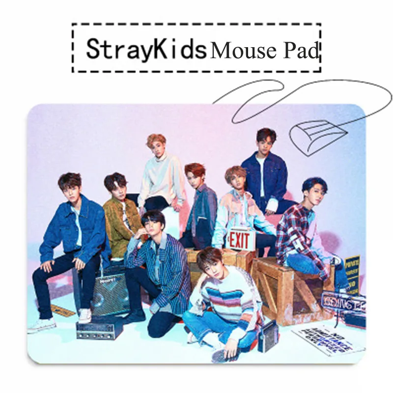 KPOP Stray Kids новый альбом MIROH силиканый коврик для мыши силиконовый подростковый