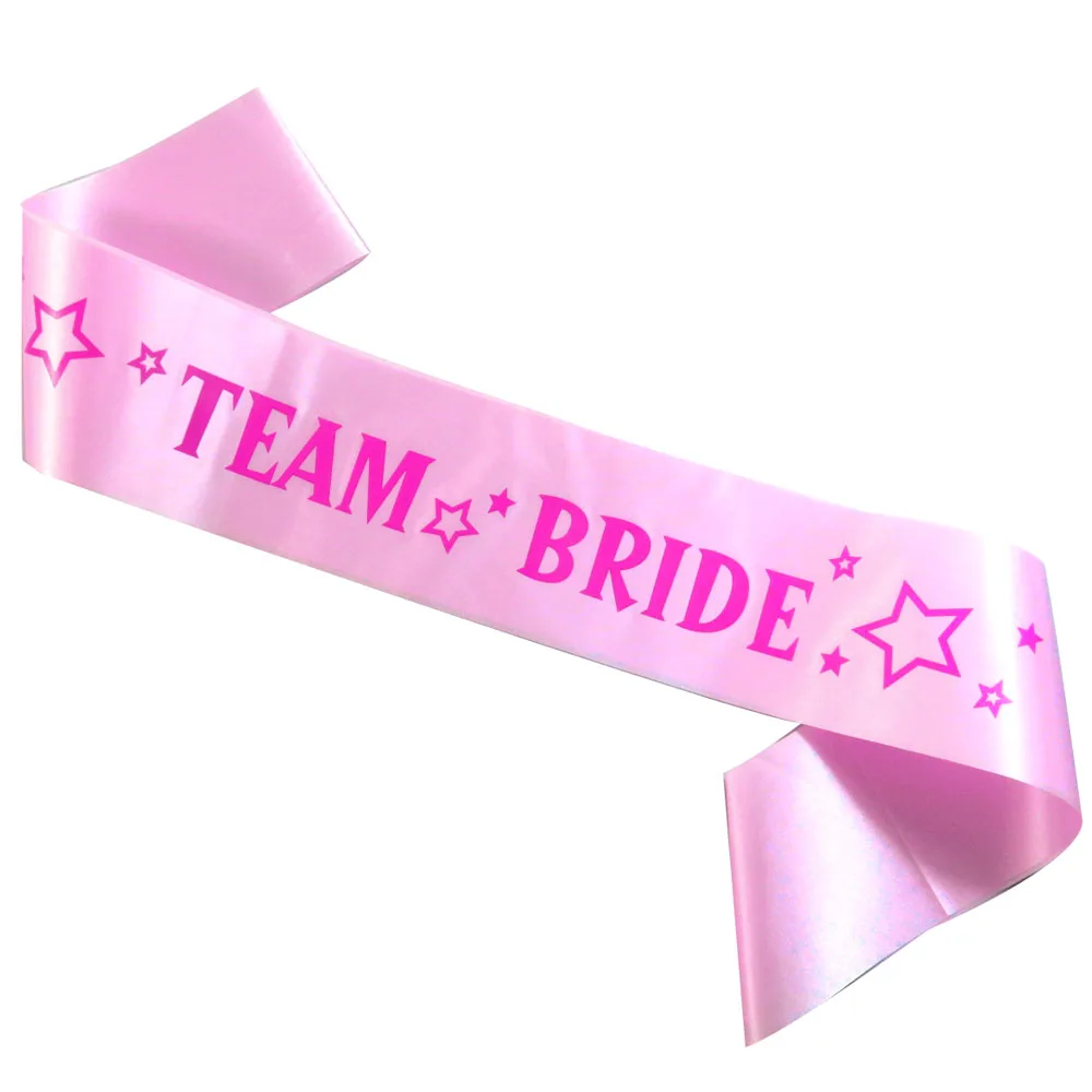 PPPStteambride Милые детские розовые ленты невесты to be свадебные ленты милые розовые печать девичник вечерние товары для сестры невесты - Цвет: PPPStteambride