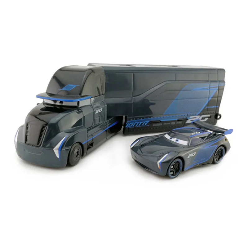 Disney Pixar Cars 2 3 игрушка Молния Маккуин Джексон шторм Мак UncleTruck King 1:55 литой металлический игрушечный автомобиль Детский подарок на день рождения