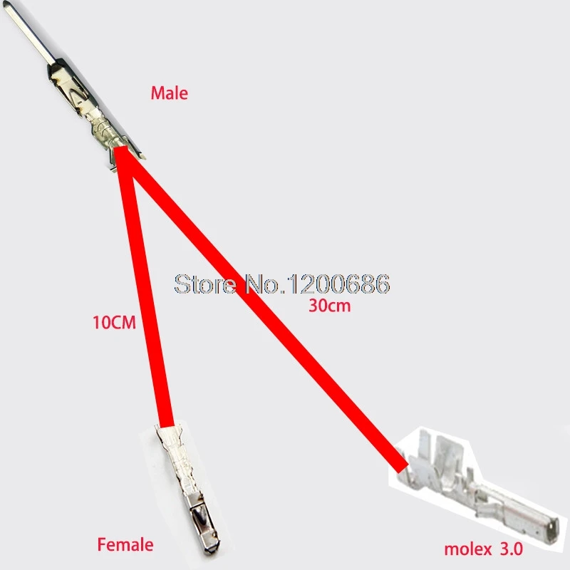 15 см 24AWG Male Female 963715 1 MQS : 5 A124362CT ND изготовление на заказ MSQ Удлинительный кабель жгут