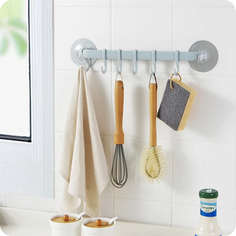 Креативный настенный крючок для кухни и ванной простой мощный паста на стену