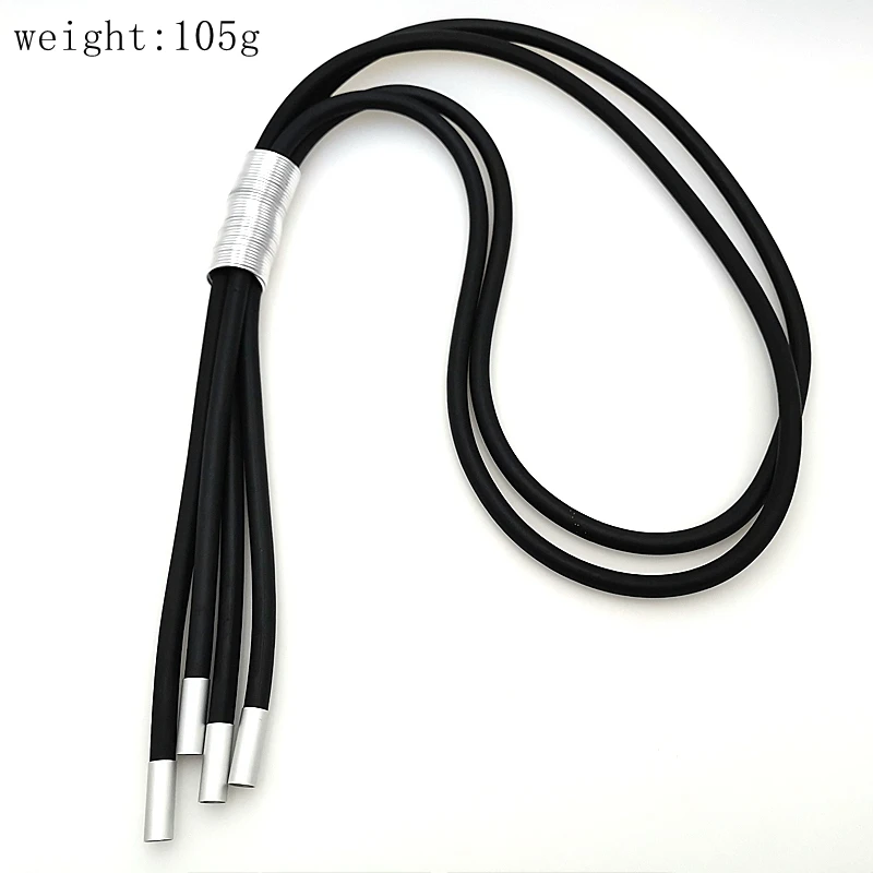 YD&ampYDBZ New Germany Style Necklace Women Harajuku Gothic Pendant Rubber Chians Aluminum Wire Handmade Necklaces Long Choker 2019 |