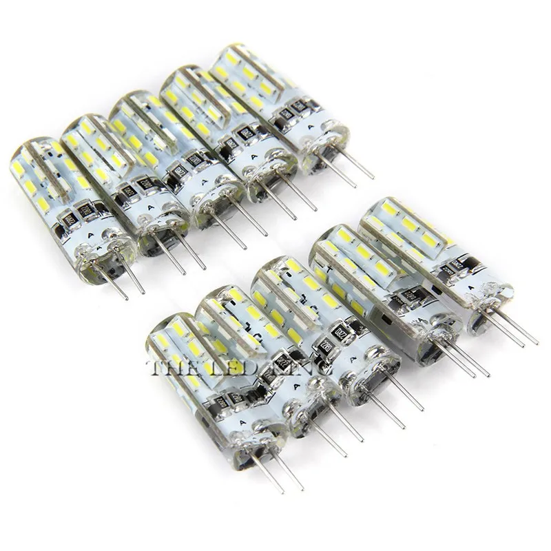 Светодиодная сменная лампа G4 SMD3014 220 24 32 48 64 152LED 20 шт./лот 2835 В 3 Вт 9 12 15 21 постоянного