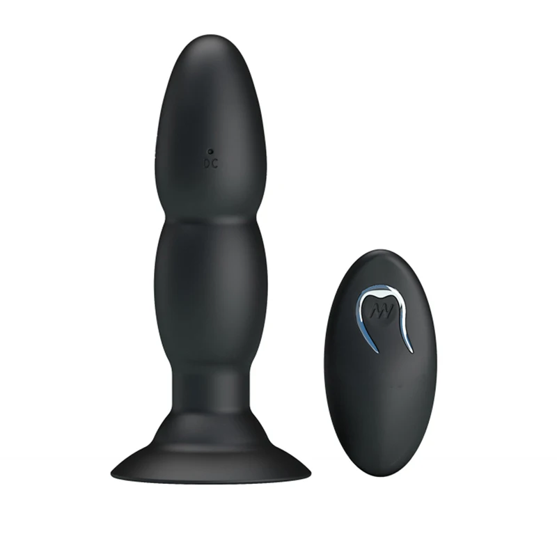 Adaner Дистанционное управление USB перезаряжаемые анальные шарики Вибратор