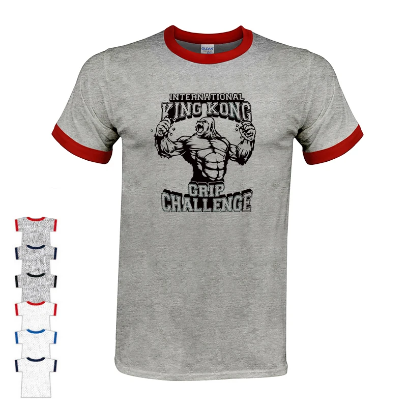 Мужская футболка с тяжелой атлетикой Gorilla Lifting из 100% хлопка Повседневная мужская