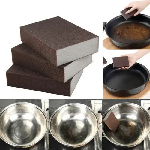 5 шт. Carborundum Волшебная кухонная губка щетка для мытья дома очиститель