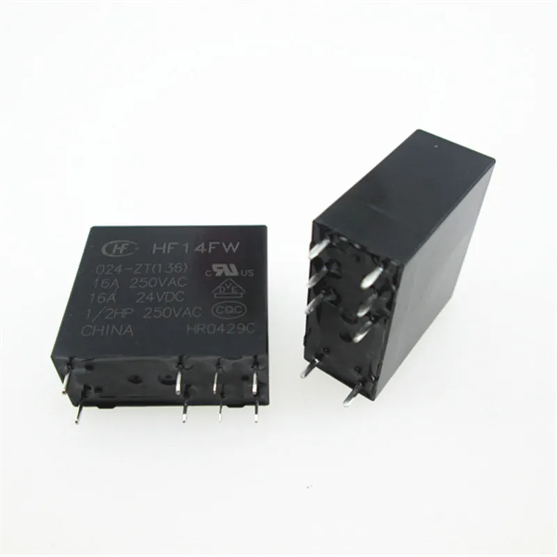Новое реле 24V HF14FW JQX 14FW 024 ZT 24VDC DC24V 16A 250VAC DIP8| |