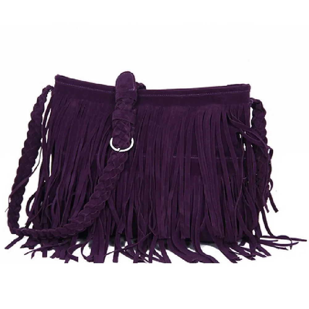 Повседневные женские туфли с бахромой на плечо сумка через сумка-тоут Сумки из