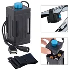 Портативный водонепроницаемый чехол для батарейки коробка с USB интерфейсом поддержка 4x18650 батарея для Светодиодный светильник для велосипеда велосипедная лампа