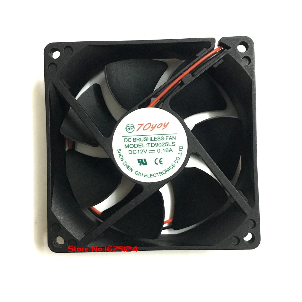 Новый оригинальный гидравлический подшипник TD9025LS 12 В 0 16 а 90 мм * 25 тихий
