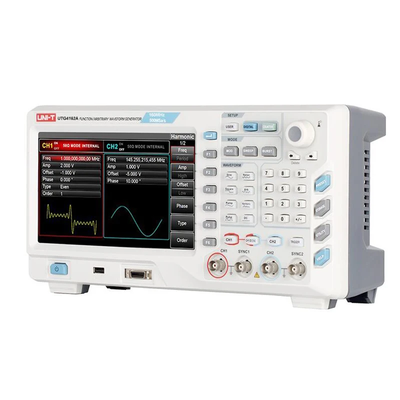 UNI T UTG4162A функция/генератор сигналов произвольной формы 2 канала пропускная