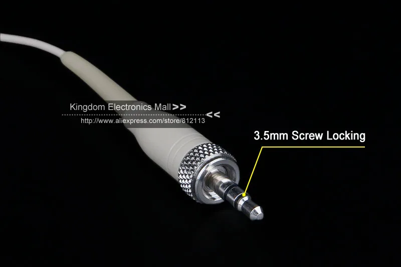 Высококачественный стерео разъем 3 5 мм с винтовым замком двойной наушник