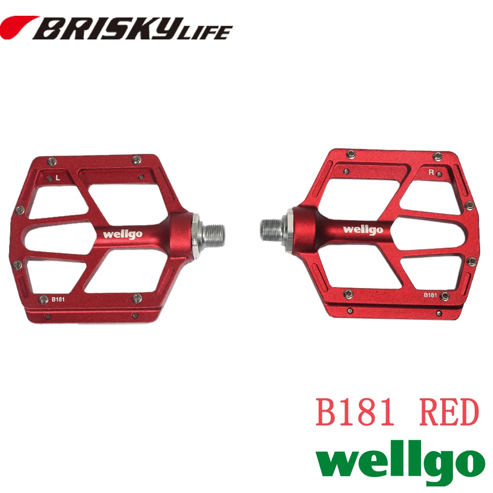 Сплав WELLGO педали для велосипеда Бесплатная доставка Высокое качество цвета BMX