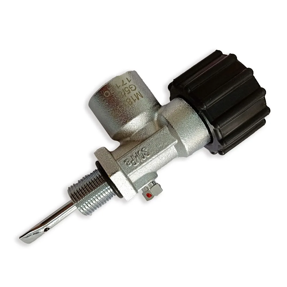 AC910 цилиндр из углеродного волокна клапан PCP клапан Пейнтбольный бак 30Mpa 4500psi Din Клапан вкл/выкл M18* 1,5 Мужская резьба G5/8 Женская нить