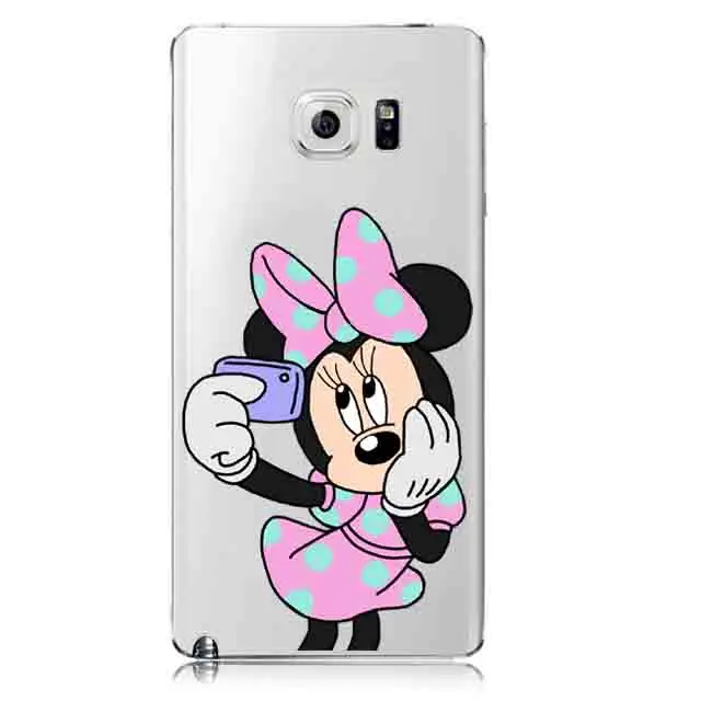 Веселый Микки Минни Emoji Мышь чехол с принцессой для samsung A3 A5 A7 A8 J1 J5 J7 Note 7 4 5 S3 S4 S5 S6 S7