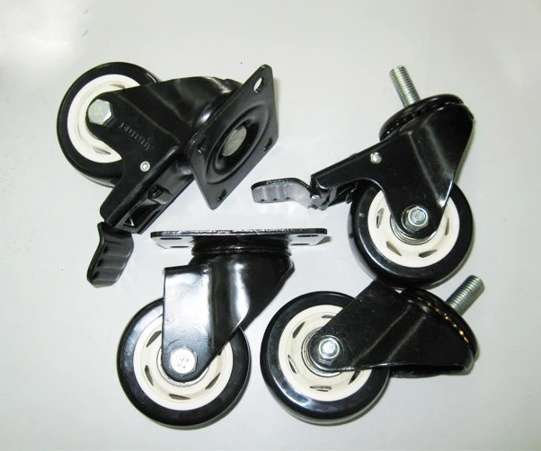 1 5 Дюймовый Алмазный PU супер полиуретан черный роликовый двойной подшипник с