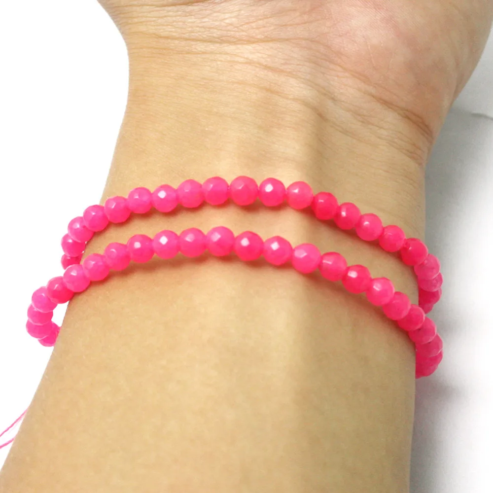 Бусины NiceBeads (85 шт./нитка = 1 партия) модные граненые круглые бусины 4 мм из
